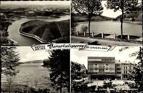 Ak Lüdenscheid im Märkischen Kreis, Versetalsperre, Am Straßenstern, Kaufhof