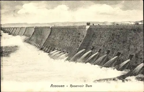 Ak Assouan Ägypten, Reservoir Dam