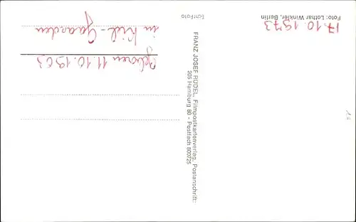 Ak Schauspieler Hans Söhnker, Portrait, Autogramm