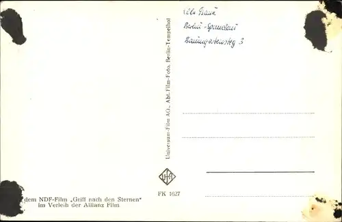 Ak Schauspieler Erik Schuman und Oliver Grimm, Portrait, Autogramm, Griff nach den Sternen