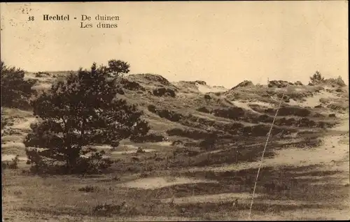 Ak Hechtel Eksel Flandern Limburg, De duinen