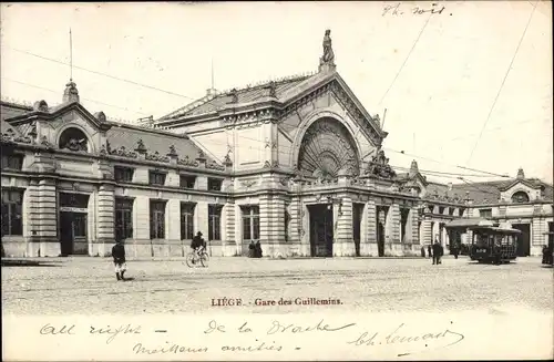 Ak Liège Lüttich Wallonien, La Gare des Guillemins