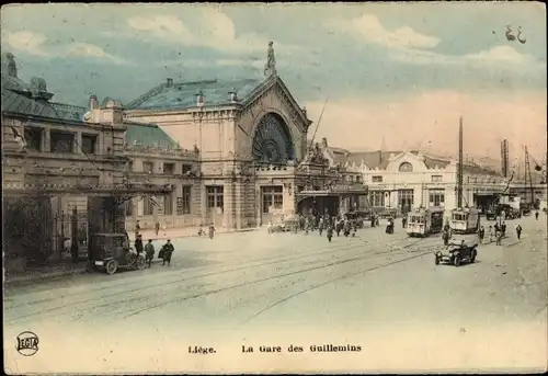 Ak Liège Lüttich Wallonien, La Gare des Guillemins