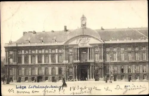 Ak Liège Lüttich Wallonien, Le Palais Justice