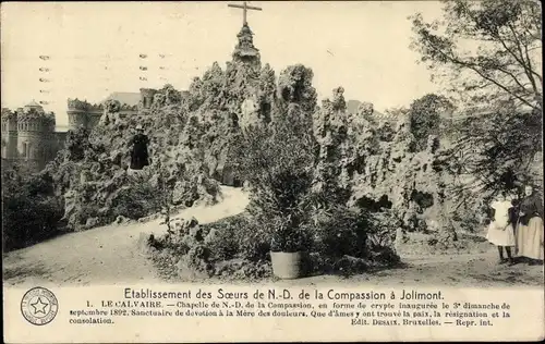 Ak Jolimont La Louvière Wallonien Hennegau Belgien, Le Calvaire Chapelle de Notre Dame