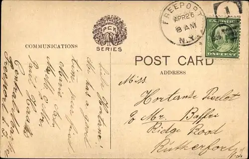 Ak Freeport Long Island New York USA, Along the Freeport River