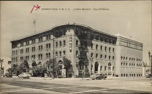 Ak Long Beach Kalifornien USA, Downtown Y.M.C.A.