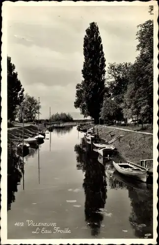Ak Villeneuve Kanton Waadt, L'Eau Froide