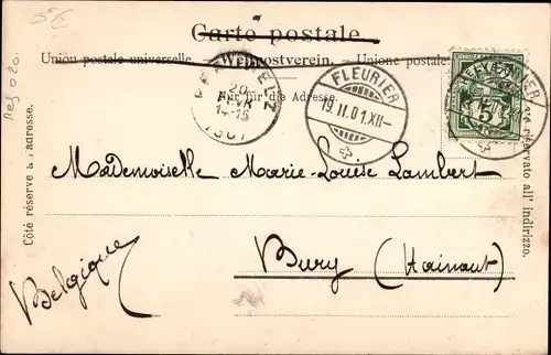 Ak Fleurier Val de Travers Kanton Neuenburg, Vue generale