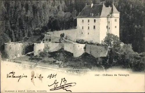 Ak Valangin Kanton Neuenburg, Le Chateau