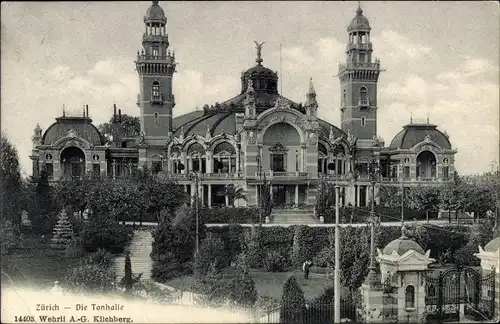 Ak Zürich Stadt Schweiz, Tonhalle