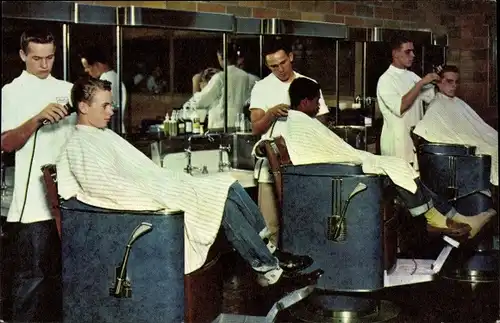 Ak Boys Town Nebraska USA, Learning the Barbering Trade