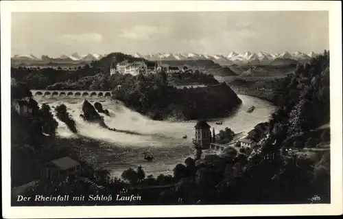 Ak Rheinfall Kanton Schaffhausen, Schloss Laufen