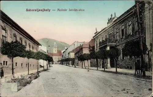 Ak Sátoraljaújhely Neustadt am Zeltberg Ungarn, Molnar Istvan-utca