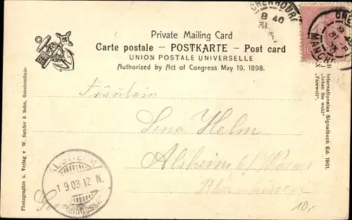 Passepartout Ak Dampfer Großer Kurfürst, Norddeutscher Lloyd NDL