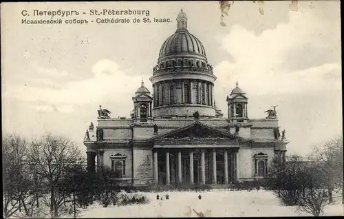 Ak Sankt Petersburg Russland, Cathedrale de St. Isaac