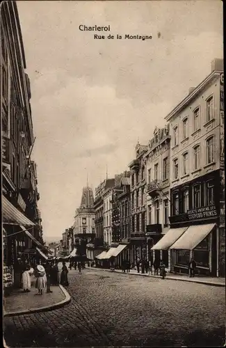 Ak Charleroi Wallonien Hennegau, Rue de la Montagne