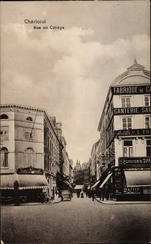 Ak Charleroi Wallonien Hennegau, Rue du College