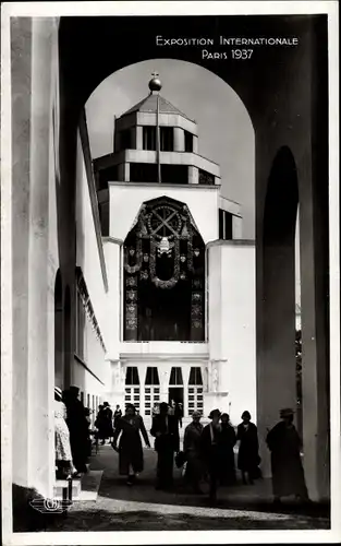 Ak Exposition Internationale Paris 1937, Pavillon Catholique Pontificial