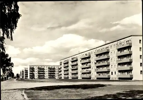 Ak Grimmen in Mecklenburg Vorpommern, Wohnhäuser, Heinrich-Heine-Straße