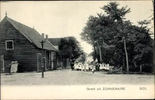 Ak Zonnemaire Zeeland, Dorfpartie