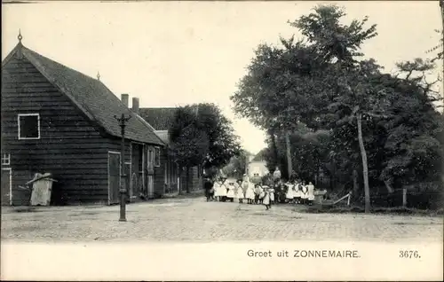 Ak Zonnemaire Zeeland, Dorfpartie
