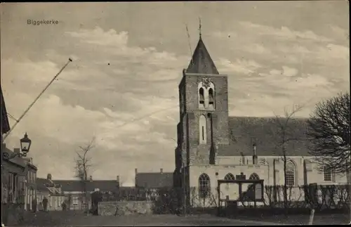 Ak Biggekerke Zeeland Niederlande, Kerk