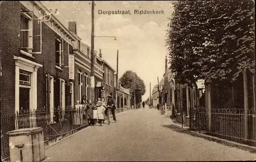 Ak Ridderkerk Südholland Niederlande, Dorpsstraat