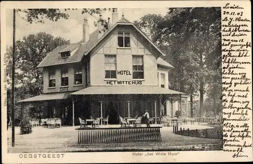 Ak Oegstgeest Südholland Niederlande, Hotel het Witte Huis