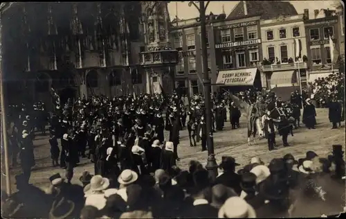 Foto Ak Middelburg Zeeland Niederlande, Markt