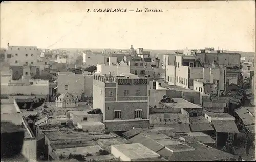 Ak Casablanca Marokko, les Terrasses
