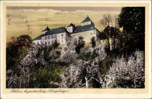Ak Augustusburg im Erzgebirge, Schloss Augustusburg Gastwirtschaft