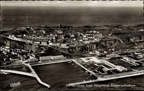 Ak Nordseeinsel Helgoland, Fliegeraufnahme