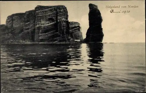 Ak Nordseeinsel Helgoland, Nordspitze, Lange Anna