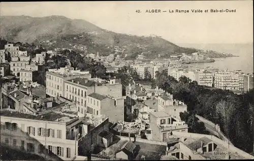 Ak Algier Alger Algerien, La Rampe Valee, Bab-el-Oued
