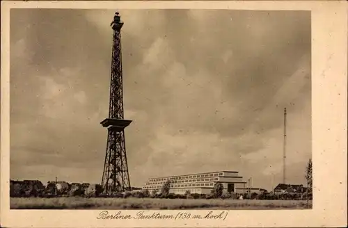 Ak Berlin Charlottenburg Westend, Funkturm