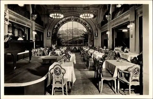 Ak Berlin Tiergarten, Potsdamer Platz, Haus Vaterland, Kempinski, Innenansicht, Löwenbräu