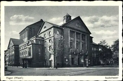 Ak Hagen in Westfalen, Stadttheater