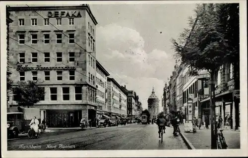 Ak Mannheim in Baden, Neue Planken, Geschäfte, DEFAKA