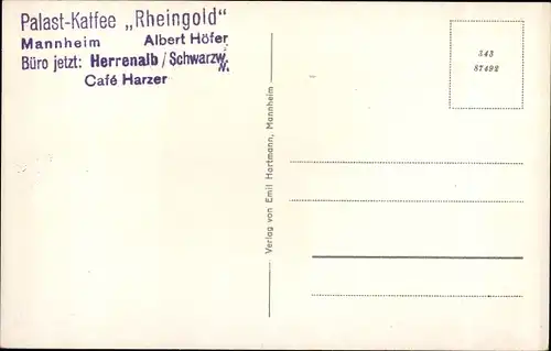 Ak Mannheim in Baden, Neue Planken, Geschäfte, DEFAKA