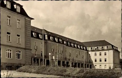 Ak Niederschlema Bad Schlema Erzgebirge, Nachtsanatorium I.W. Stalin