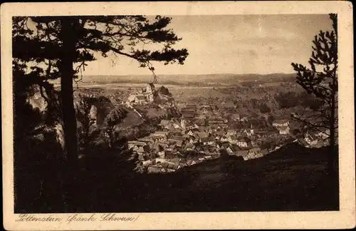 Ak Pottenstein in Oberfranken, Ortsansicht