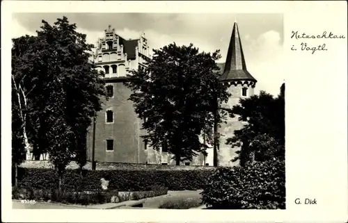 Ak Netzschkau im Vogtland, Schloss