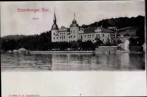Ak Leoni Berg am Starnberger See Oberbayern, Teilansicht