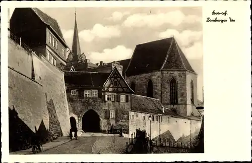 Ak Kronach im Frankenwald Bayern, Bamberger Tor