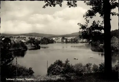 Ak Sohland an der Spree Lausitz, Stausee