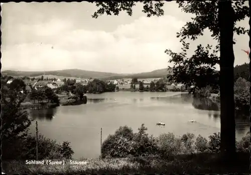 Ak Sohland an der Spree Lausitz, Stausee