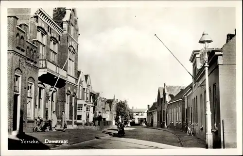 Ak Ierseke Yerseke Reimerswaal Zeeland, Damstraat