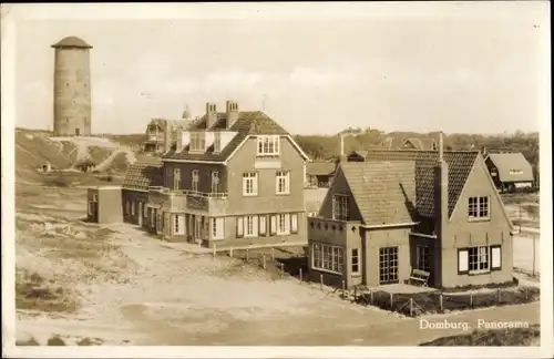 Ak Domburg Veere Zeeland Niederlande, Panorama