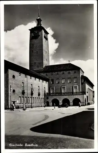 Ak Enschede Overijssel Niederlande, Raadhuis